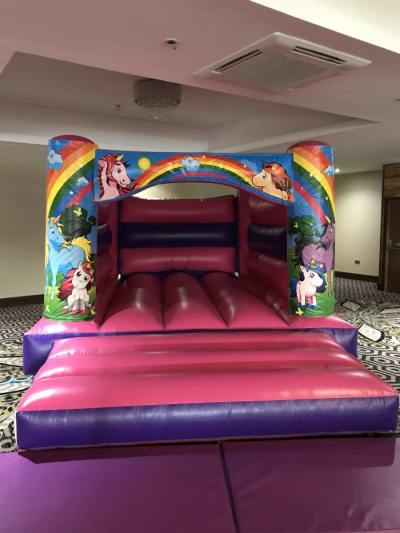 12ft x 11ft Low Height Unicorn Bouncy Castle, a bouncy castle for hire from Bouncy Castle Factory