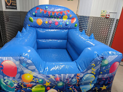 Party Ball Pit, a soft play set for hire from Elmbridge Inflatables
