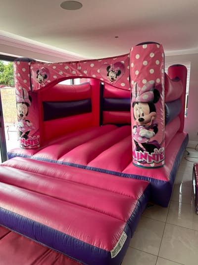 Minnie Mouse H Frame Bouncy Castles, a bouncy castle for hire from Chloe's Castles