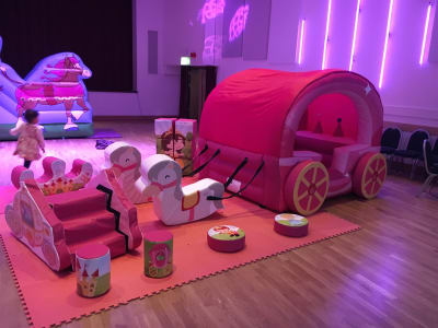 Princess Fairytale Deluxe Soft Play Set, a soft play set for hire from Rick's Castles