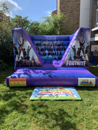 Low Height Fortnite Castle, a bouncy castle for hire from Let's Make Memories