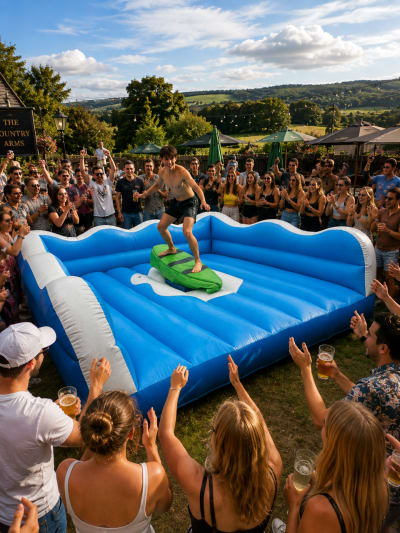 Surf Simulator Hire UK, a inflatable game for hire from Water Slide Hire