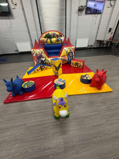Super Hero Soft Play & Ball Pit Package, a party package for hire from Let's Make Memories