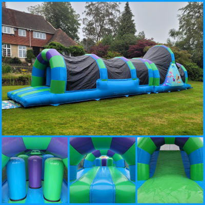 50ft Party Assault Course, a assault course for hire from KBS Inflatable Kingdom
