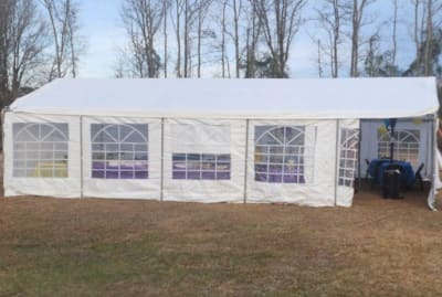Tents, Tables, Chairs, Fans, Generators