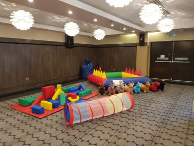 BALL PIT AIR JUGGLER & SOFT PLAY EQUIPMENT SET, a soft play set for hire from All Bounce Surrey