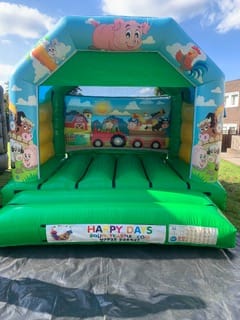 Animal Farm Bouncy Castle, a bouncy castle for hire from Happy Days Bouncy Castles