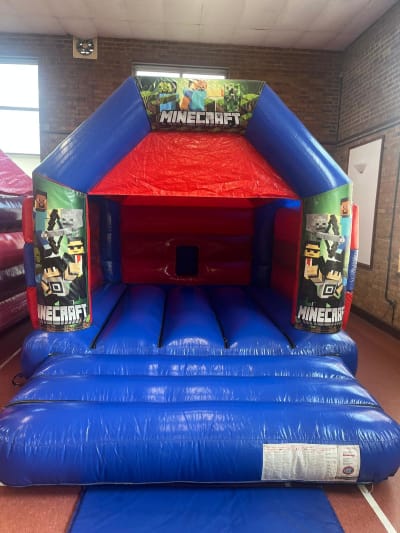Minecraft, a bouncy castle for hire from Chloe's Castles