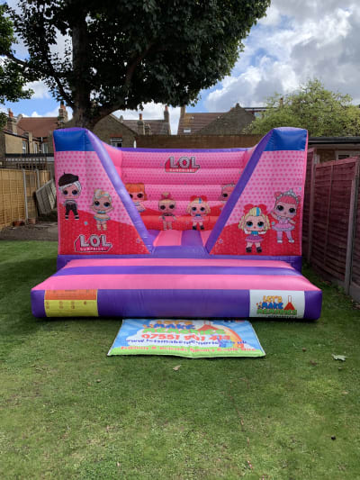 Low Height LOL Castle, a bouncy castle for hire from Let's Make Memories