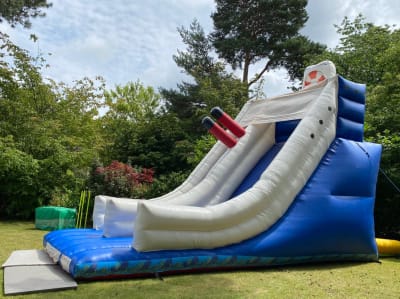 Mega Titanic Slide, a inflatable slide for hire from Bouncy Castle Club