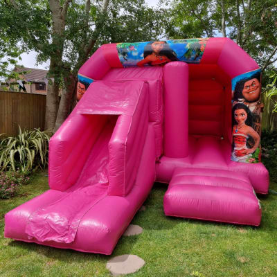 Moana bouncy castle, a bouncy castle for hire from Bounce About Sussex
