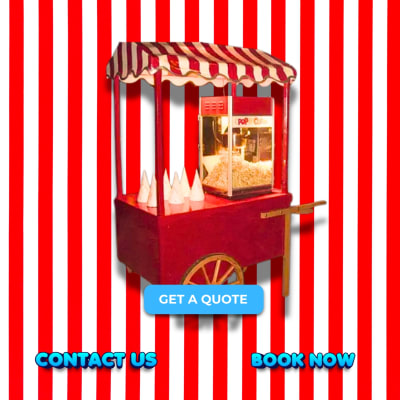 Popcorn Cart Hire - Victorian cart hire