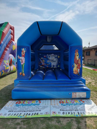 Circus Themed Bouncy Castle, a bouncy castle for hire from Allsorts Inflatables