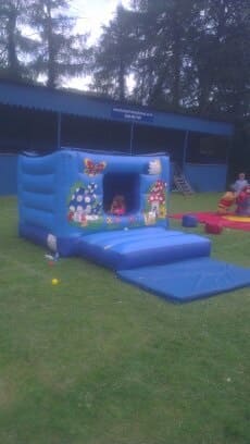 Toddlers Blue Bouncy Castle, a bouncy castle for hire from Wallington Bouncy Castles