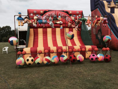 Basketball Stall, a inflatable game for hire from Animal Bouncers