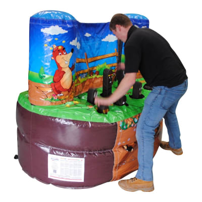 Wakka Mole (2-4 Player), a inflatable game for hire from JV Bouncy Castle Hire