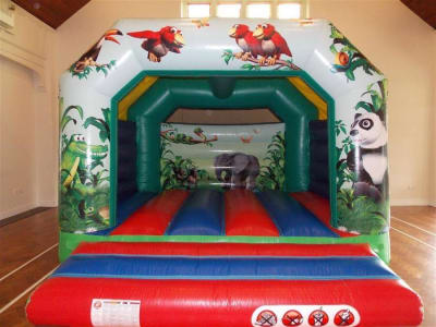 Jungle Bouncy Castle, a bouncy castle for hire from Cookes Castles
