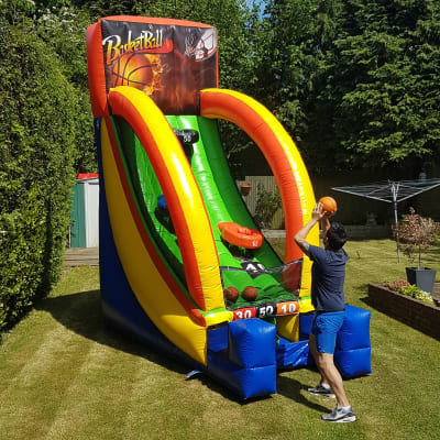 Inflatable Basketball, a inflatable game for hire from Bounce Again