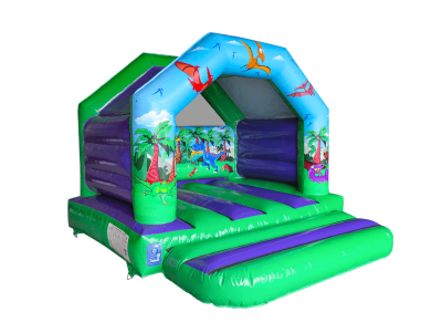 12ft x 12ft Dinosaur, a bouncy castle for hire from Bounce Mania