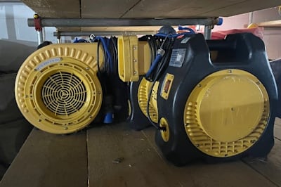 Used Electric Fans 1HP, a bouncy castle for hire from 1st Choice Inflatables