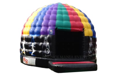 13ft x 15ft Disco Dome, a disco dome for hire from Bounce Mania
