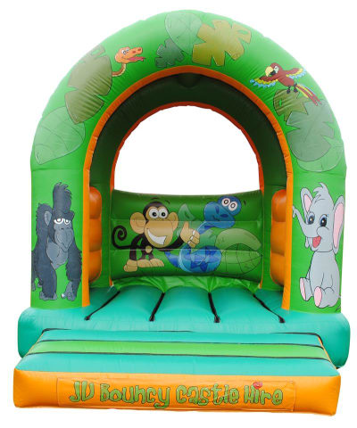 12 x 12ft Jungle Bouncy Castle, a bouncy castle for hire from JV Bouncy Castle Hire