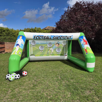 XL Inflatable Penalty Football Shootout, a inflatable game for hire from Every Bounce Counts