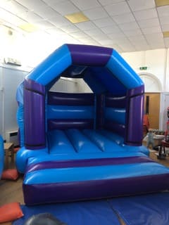 Blue Bouncy Castle, a bouncy castle for hire from Happy Days Bouncy Castles