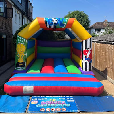 Football Bouncy Castle, a bouncy castle for hire from The Bounce Generation