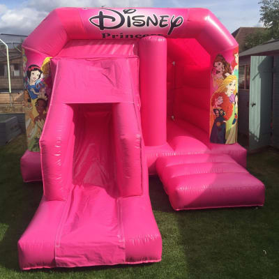 Princess Combo, a bouncy castle for hire from Bounce About Sussex