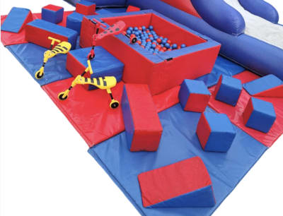 Spiderman fun Package, a party package for hire from Ready Steady Bounce