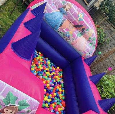 Disney Princess Ball Pond Juggler, a soft play set for hire from SK Hire Events