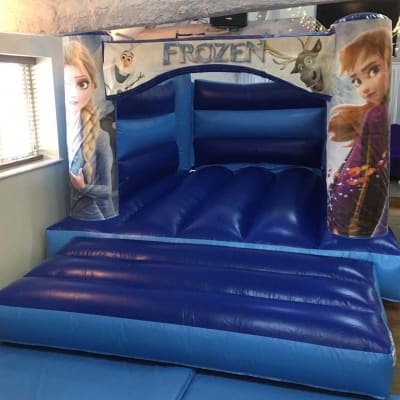 Low Height Frozen Bouncy Castle, a bouncy castle for hire from Chloe's Castles