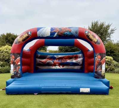 The Spider Bounce 20x20ft, a bouncy castle for hire from The Bounce Boutique