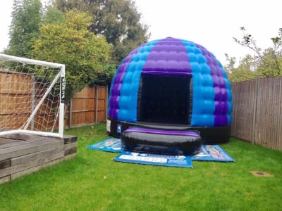 12.5ft x 15.4ft Mini Disco Dome from Wizard Bouncy Castles
