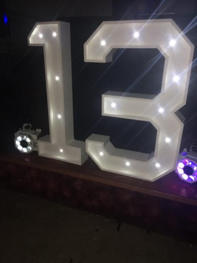 Illuminated Letters Wedding Entertainment Services In Scottish