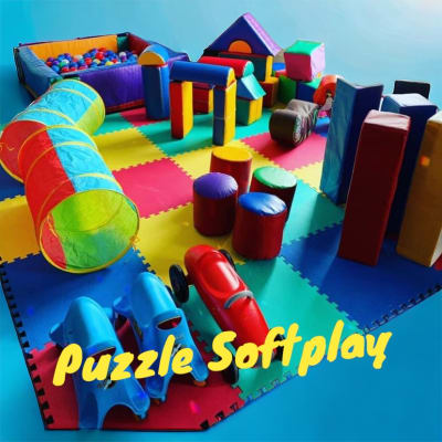Puzzle Soft play with Ball Pitt, a soft play set for hire from Kidz Smile