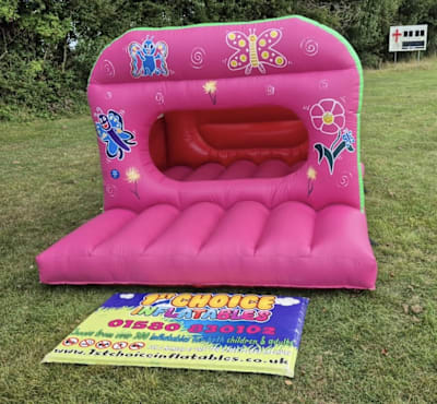 Bouncy Castle Butterfly themed 10ft x 8ft, a bouncy castle for hire from 1st Choice Inflatables