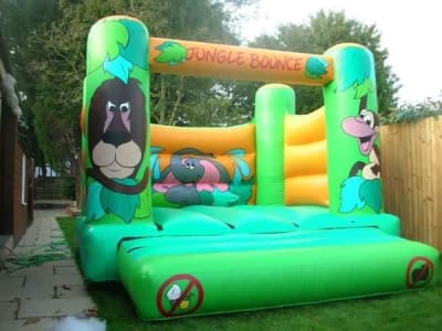 Jungle Bouncy Castle, a bouncy castle for hire from Harry's Quads 'N' Castles