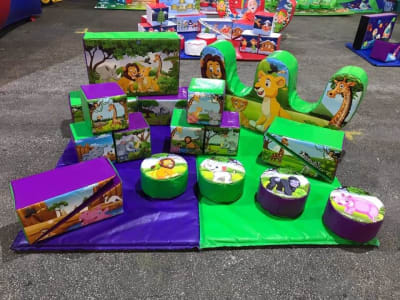 Jungle Soft Play, a soft play set for hire from Bounce About Sussex