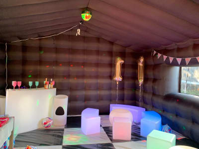 Inflatables night club in Worksop Nottinghamshire