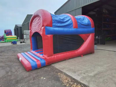 Bouncy Castle With Rear Slide, a bounce and slide combo for hire from Sploj