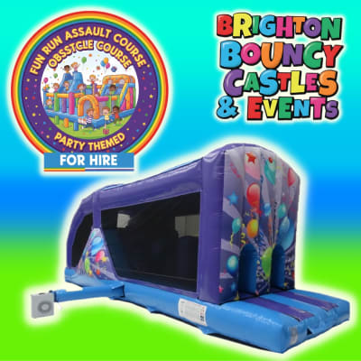 Fun Run Assualt Course / Obstacle Course Party Themed, a assault course for hire from Brighton Bouncy Castles