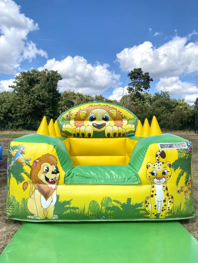 Jungle Air Juggler Ball Pond, a soft play set for hire from Jumping Jacks Bouncy Castles