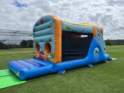 Under the Sea Fun Run, a assault course for hire from JV Bouncy Castle Hire