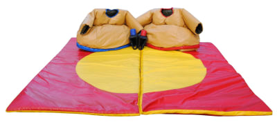 Adult Sumo Suits, a inflatable game for hire from JV Bouncy Castle Hire