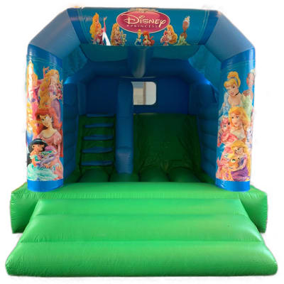 Princess Bounce and Slide Castle, a bounce and slide combo for hire from Epic Inflatables & Soft Play Hire