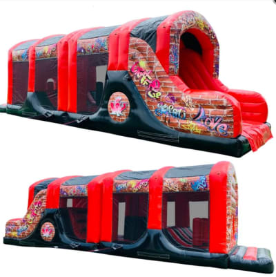 Tunnel themed assault course llanelli