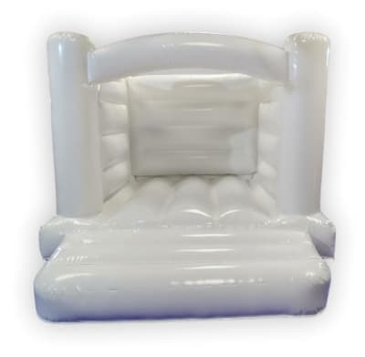 White low height castle, a bouncy castle for hire from Bouncy Castle Boys