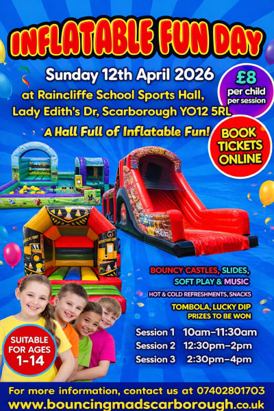 Bouncing Mad Fun Days in Scarborough